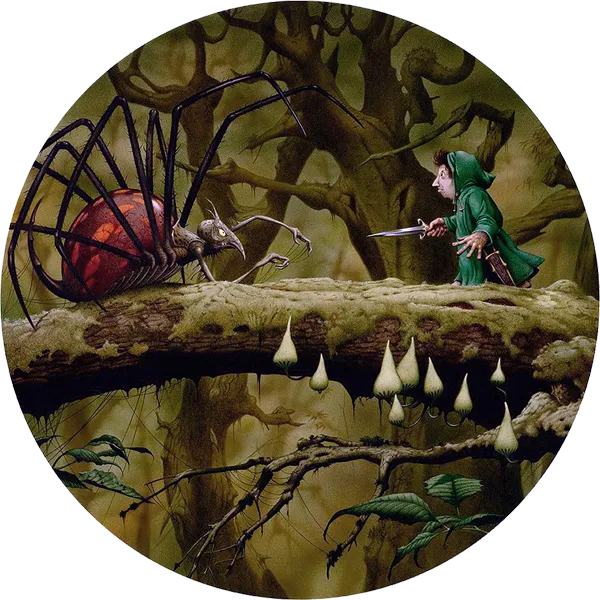 Illustration : An Unlikely Hero, par Rodney Matthews.