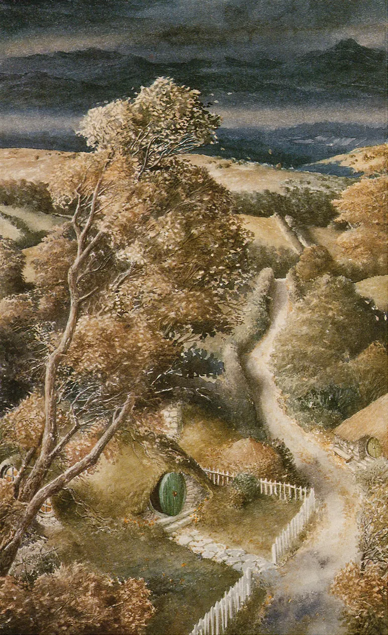 Illustration : Bag-end, par Alan Lee.