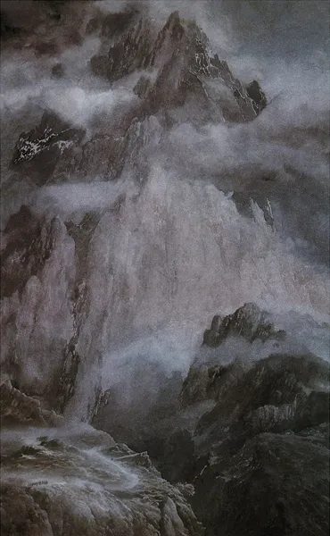 Illustration : Caradhras, par Alan Lee.
