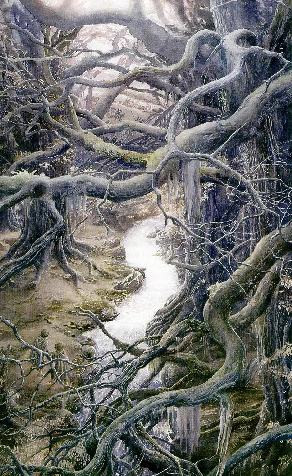 Illustration : Fangorn forest, par Alan Lee.