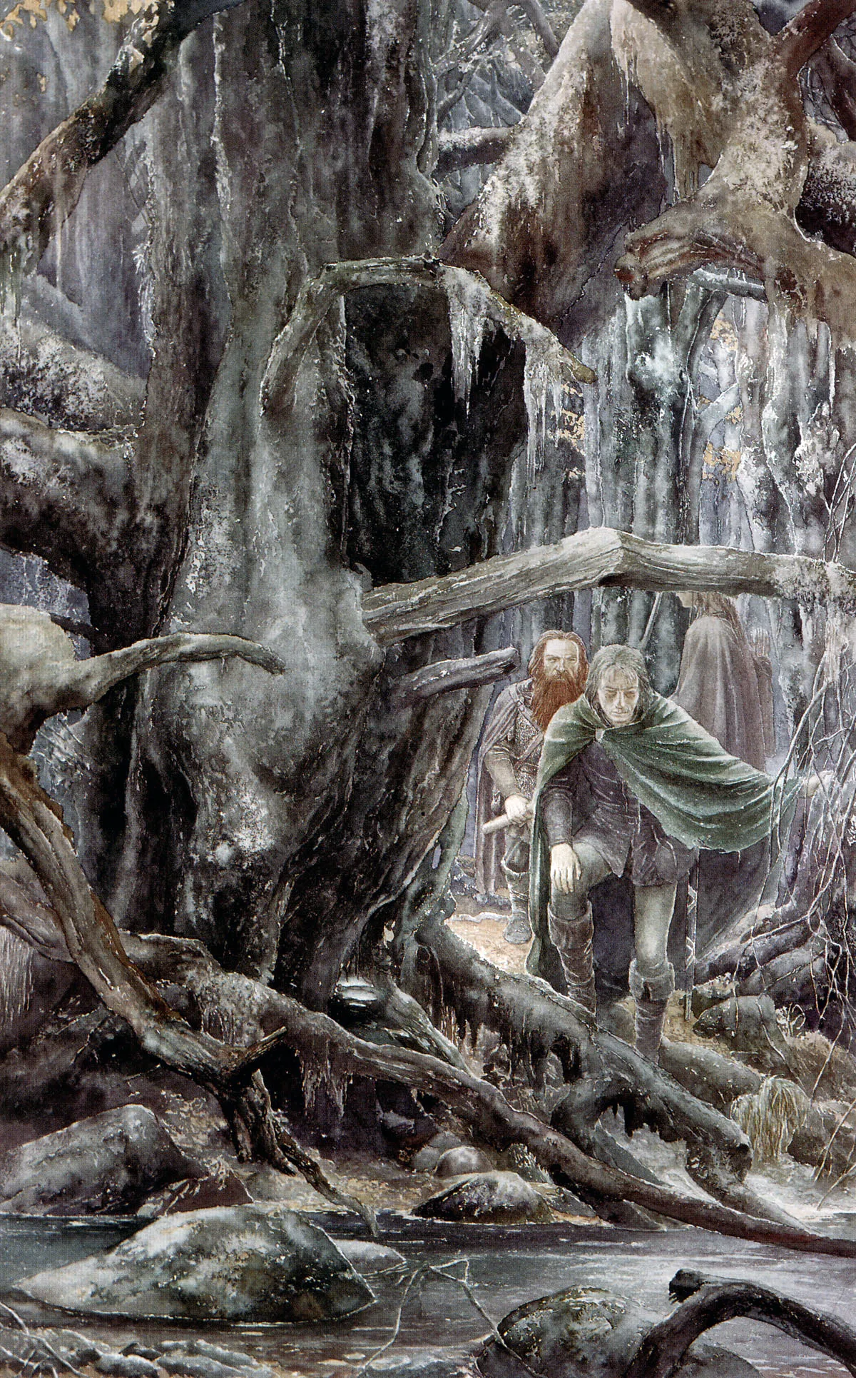 Illustration : Searching Fangorn, par Alan Lee.