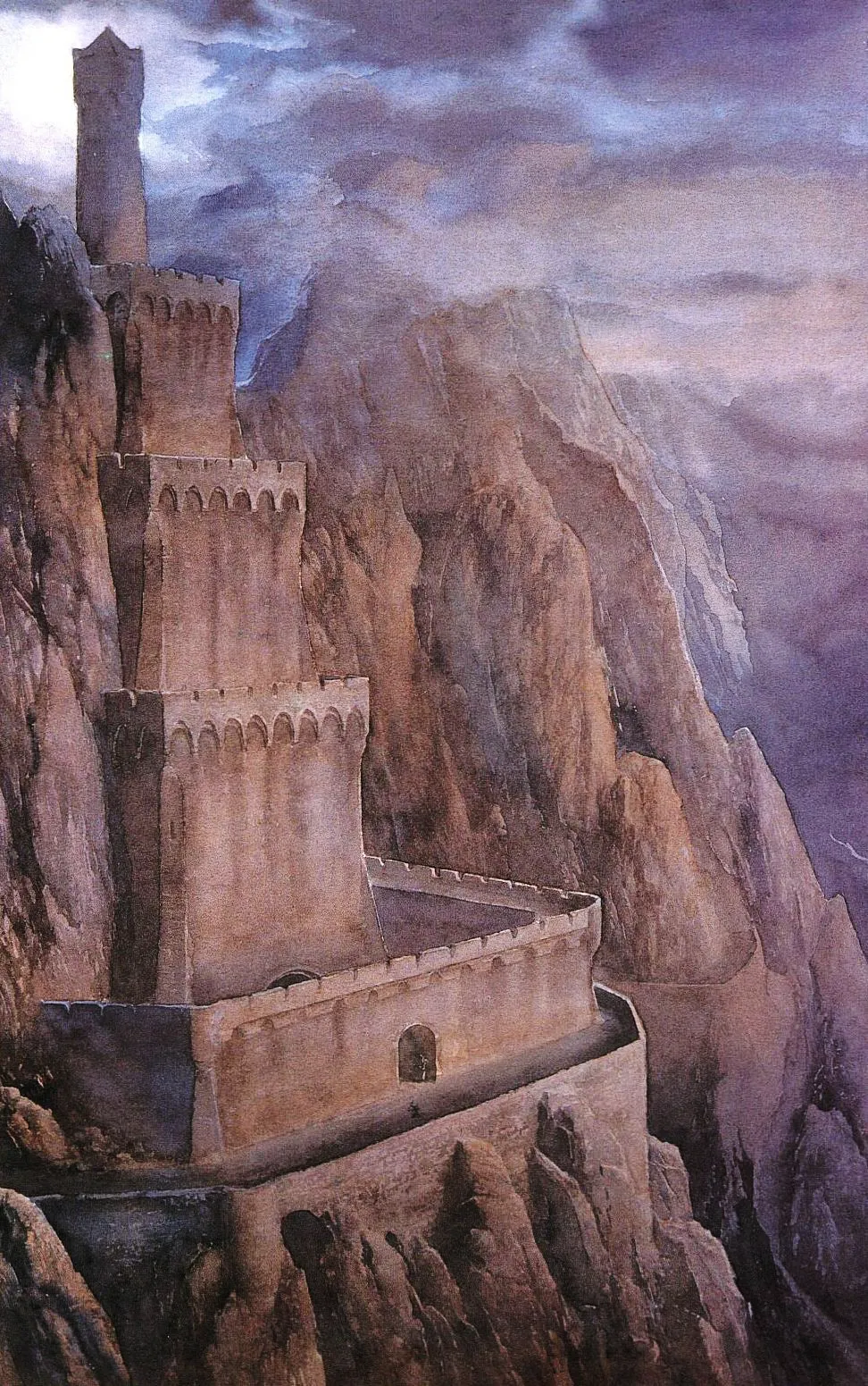 Illustration : Cirith Ungol, par Alan Lee.