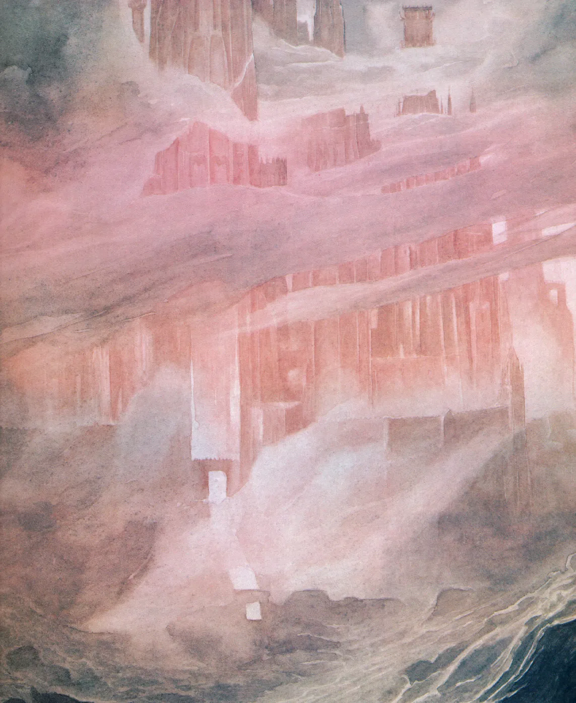 Illustration : Barad-dur, par Alan Lee.