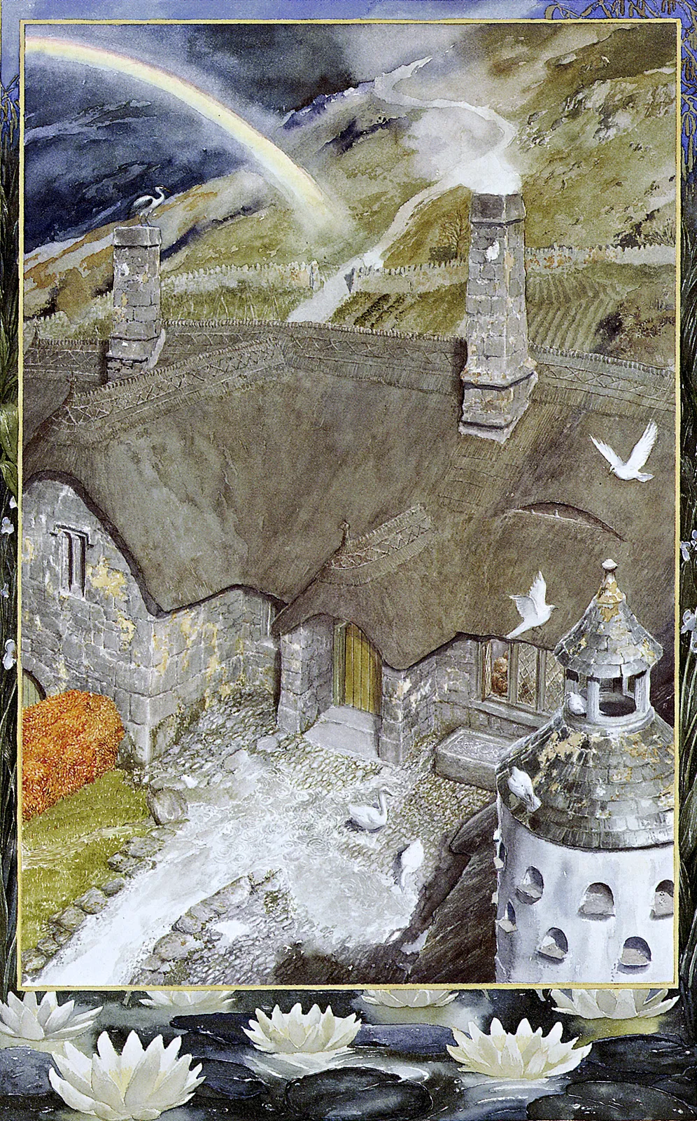 Illustration : Tom Bombadil's house, par Alan Lee.
