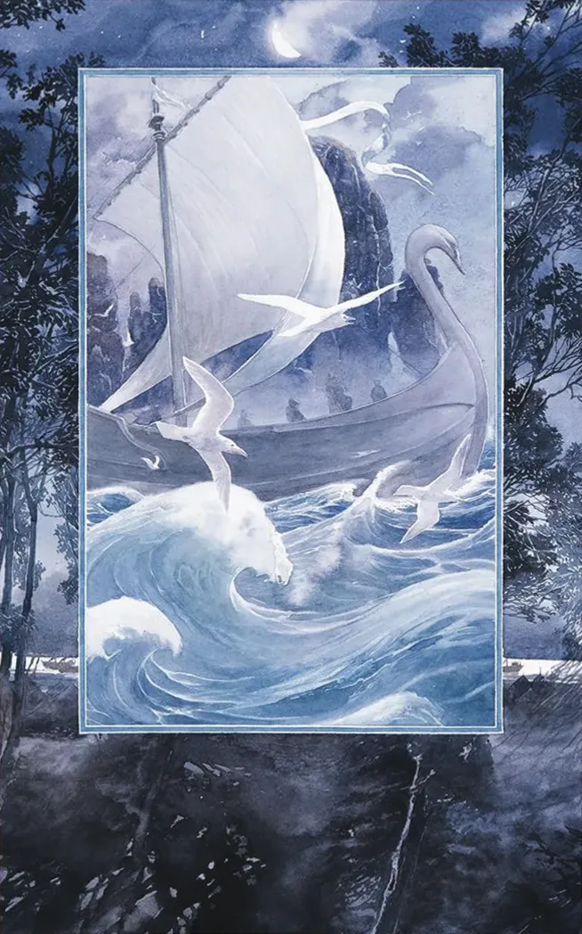Illustration : The Grey Havens, par Alan Lee.