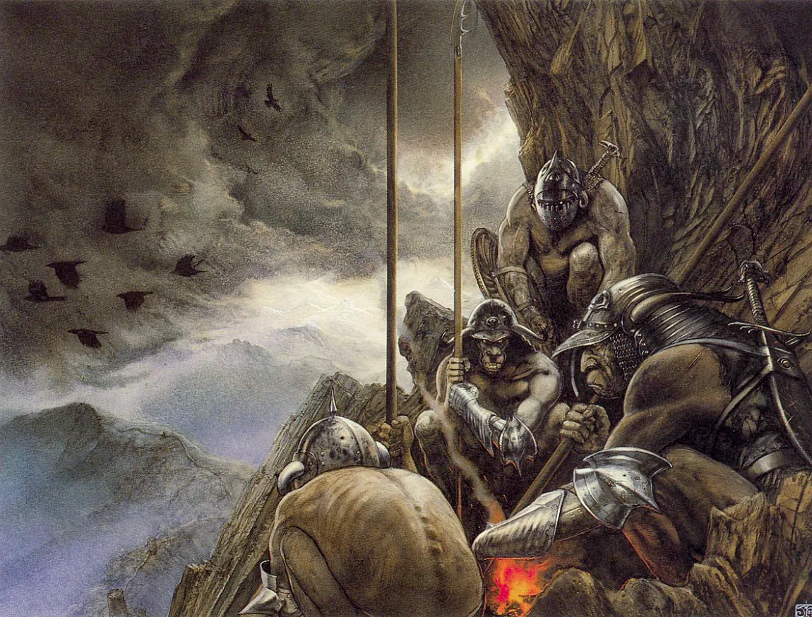 Illustration : The Uruk-hai, par John Howe.