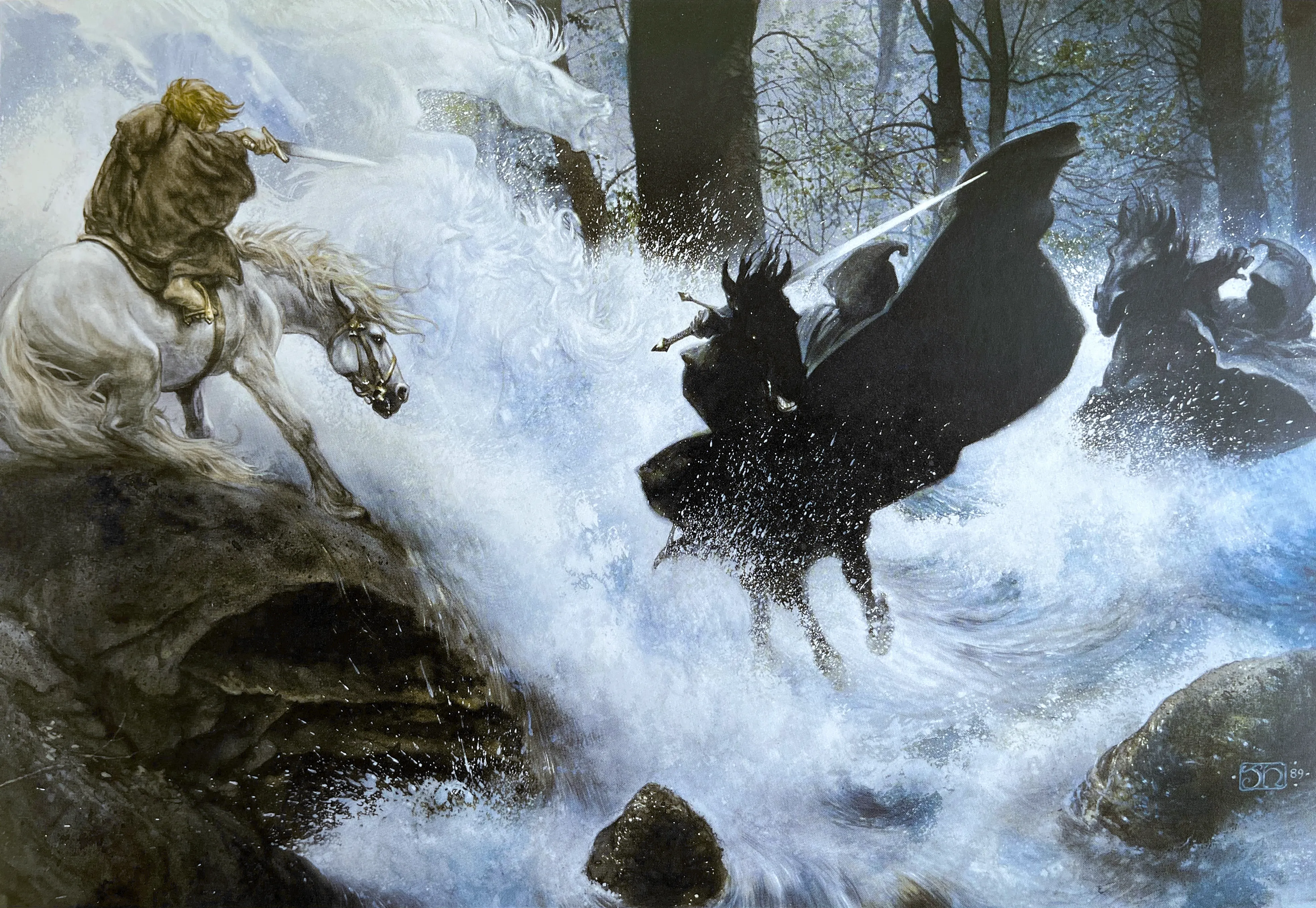Illustration : Flight to the Ford, par John Howe.