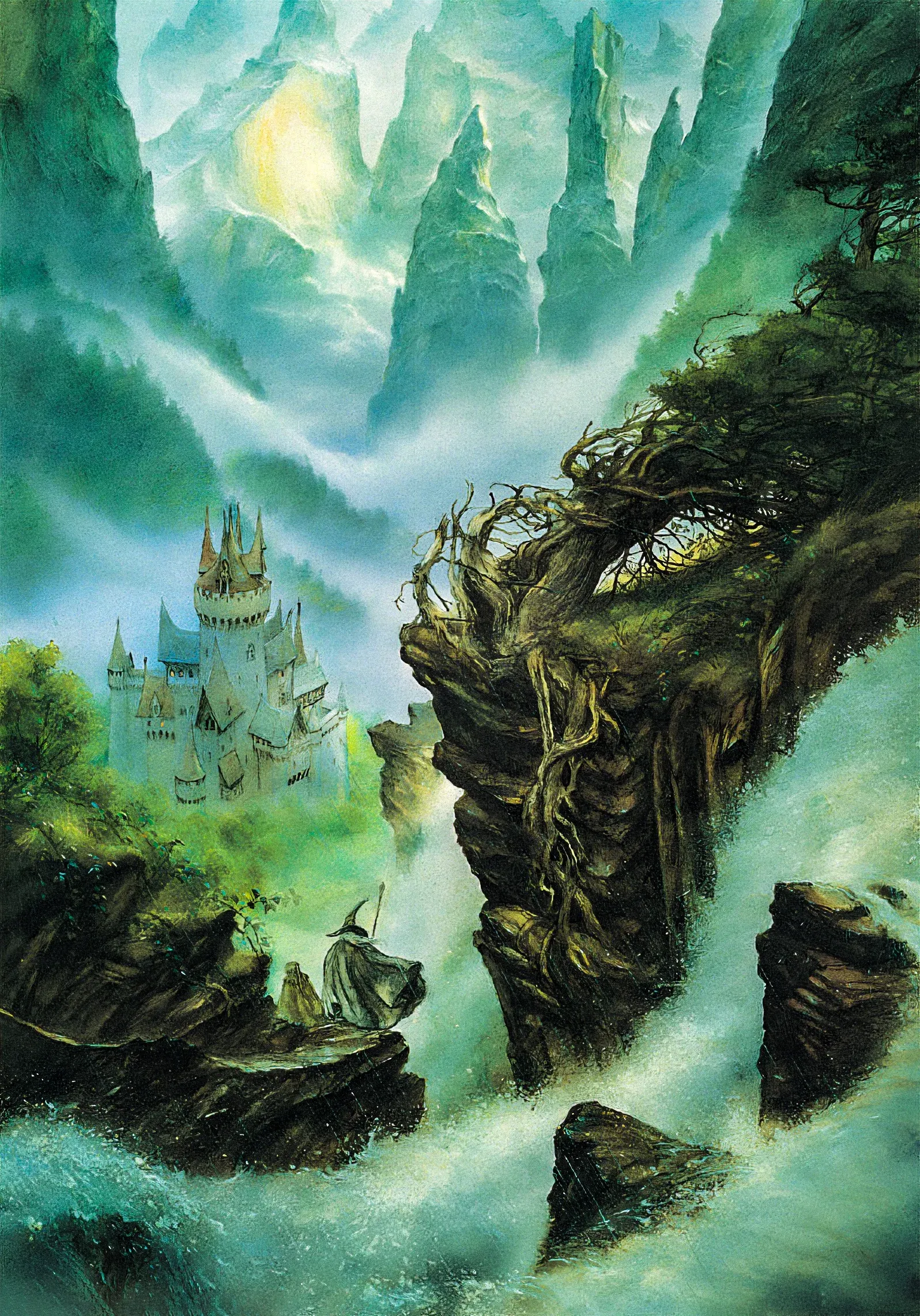 Illustration : Rivendell, par John Howe.