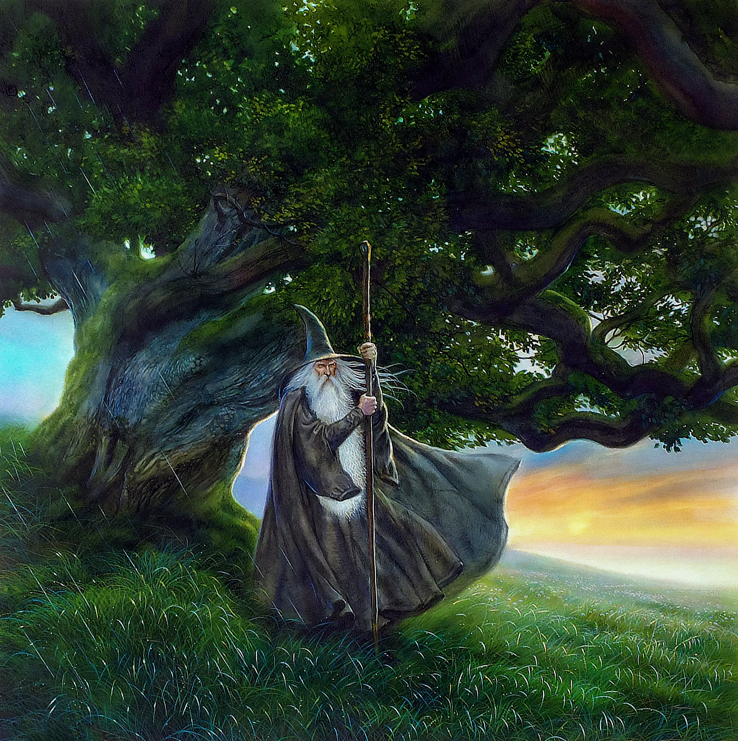 Illustration : Gandalf, par John Howe.