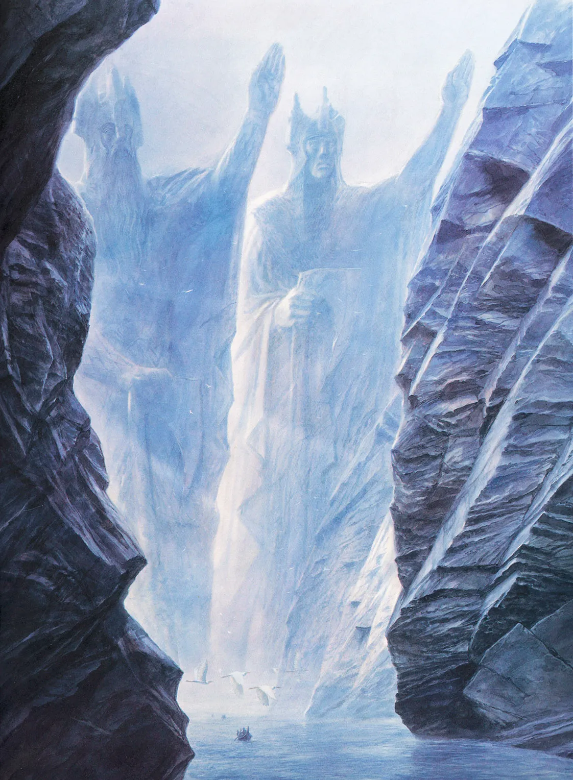 Illustration : The Argonath, par John Howe.