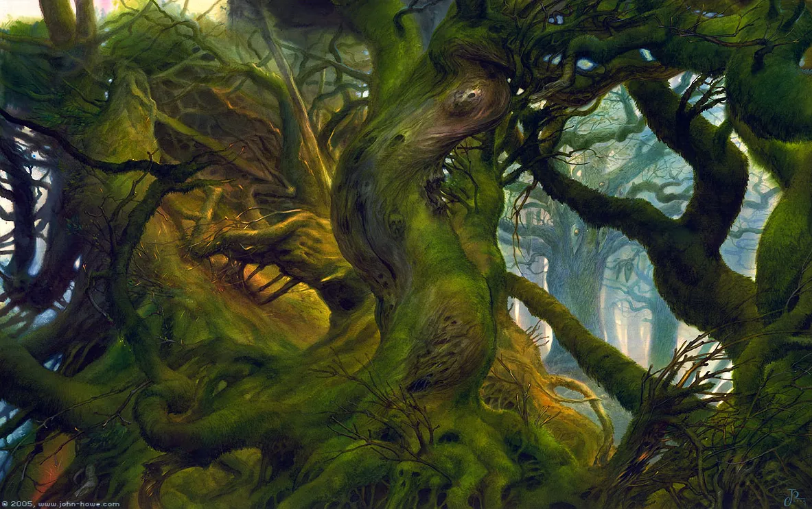 Illustration : The Perilous Wood, par John Howe.