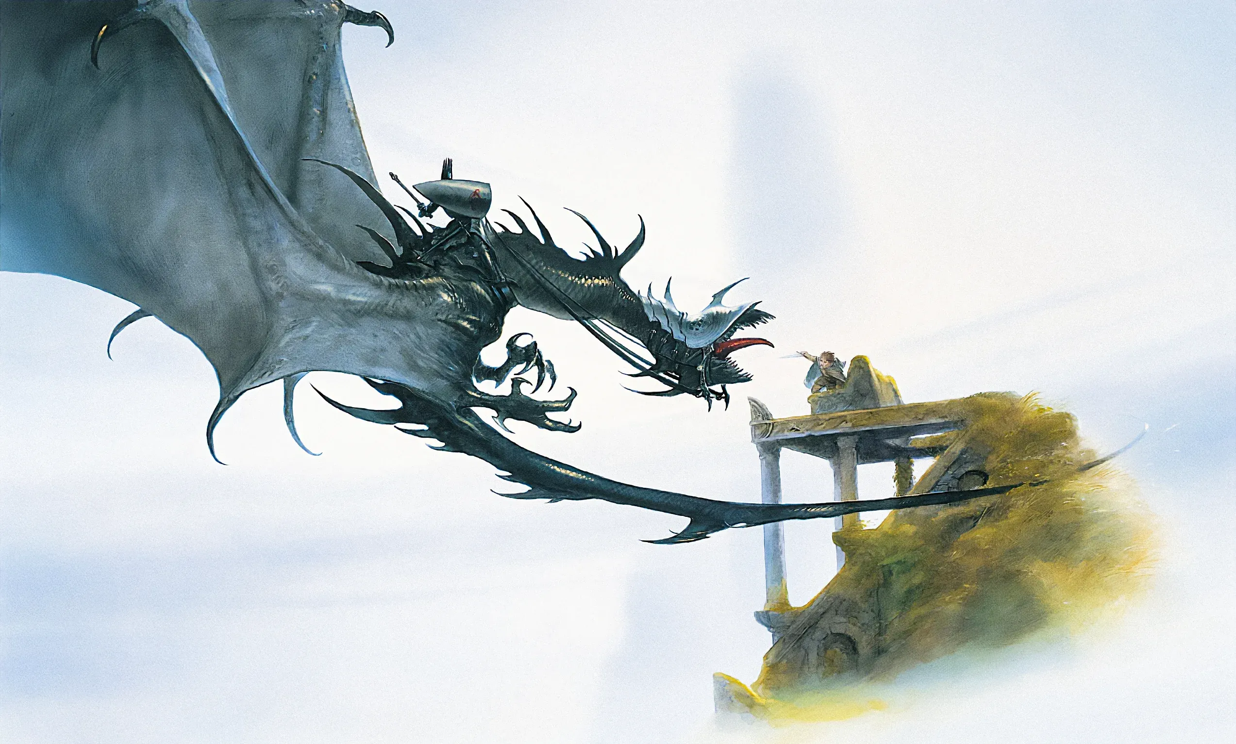 Illustration : Frodo and the Nazgûl, par John Howe.