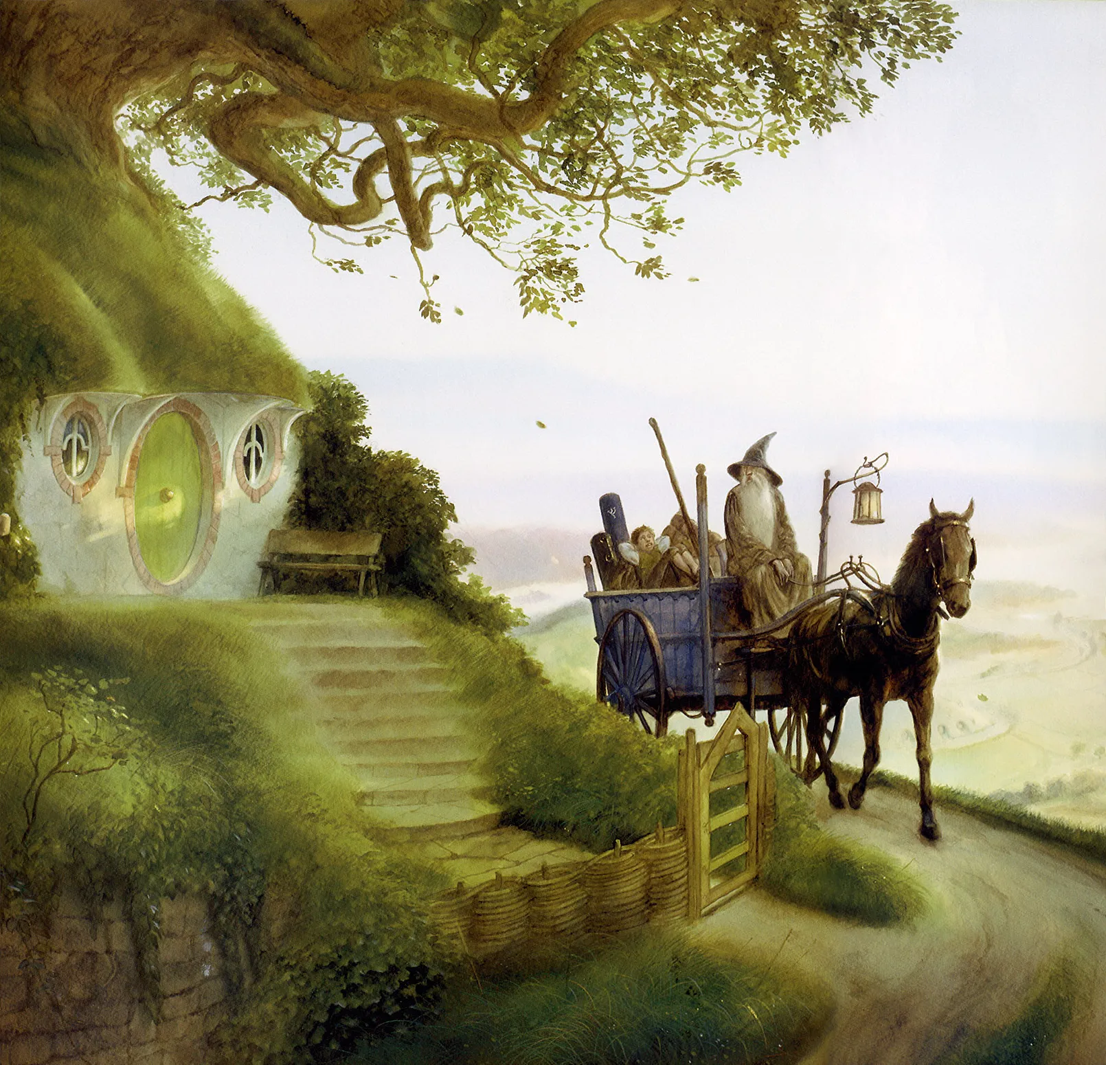 Illustration : Gandalf's Return, par John Howe.