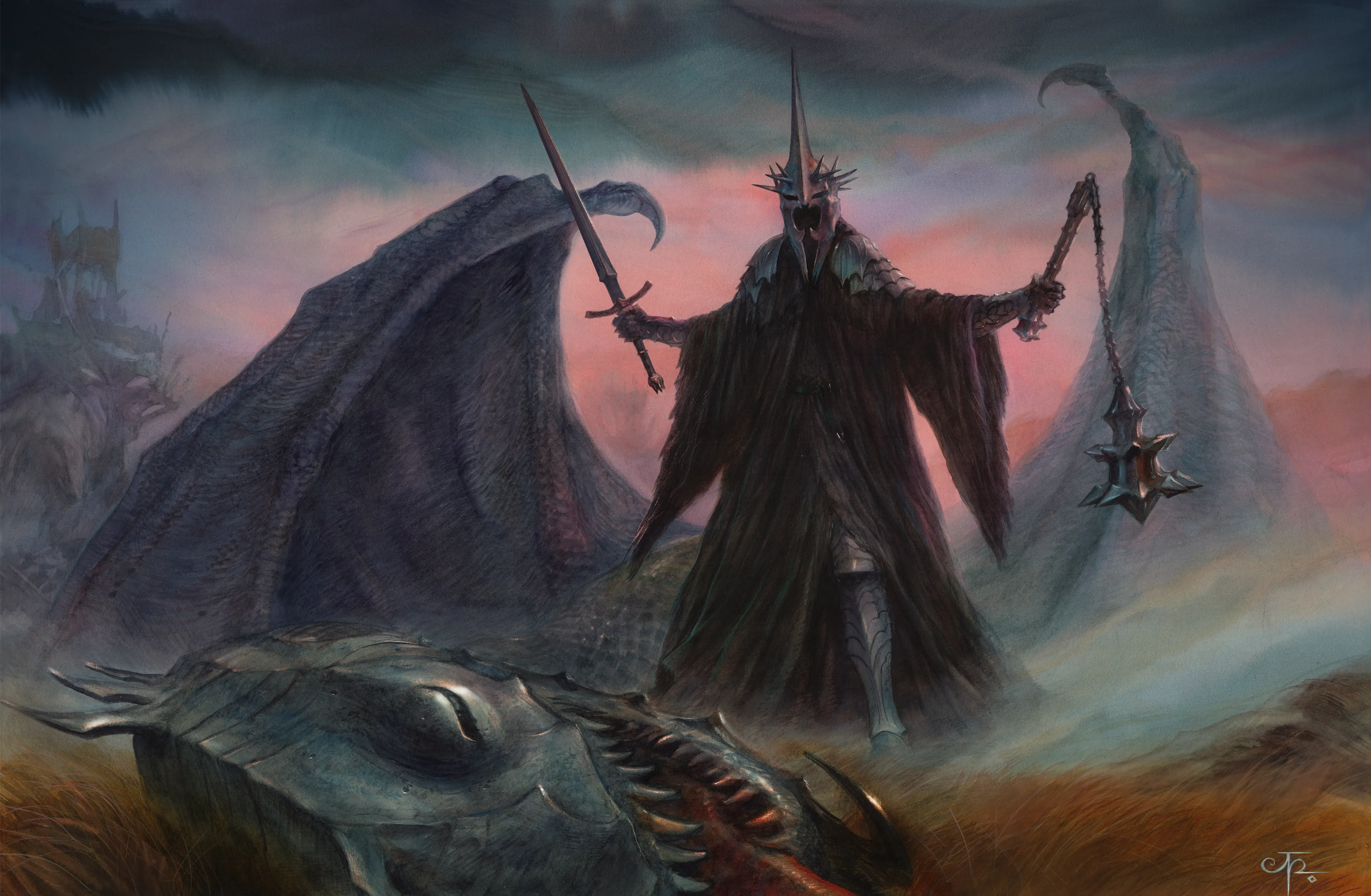 Illustration : The Witch King, par John Howe.