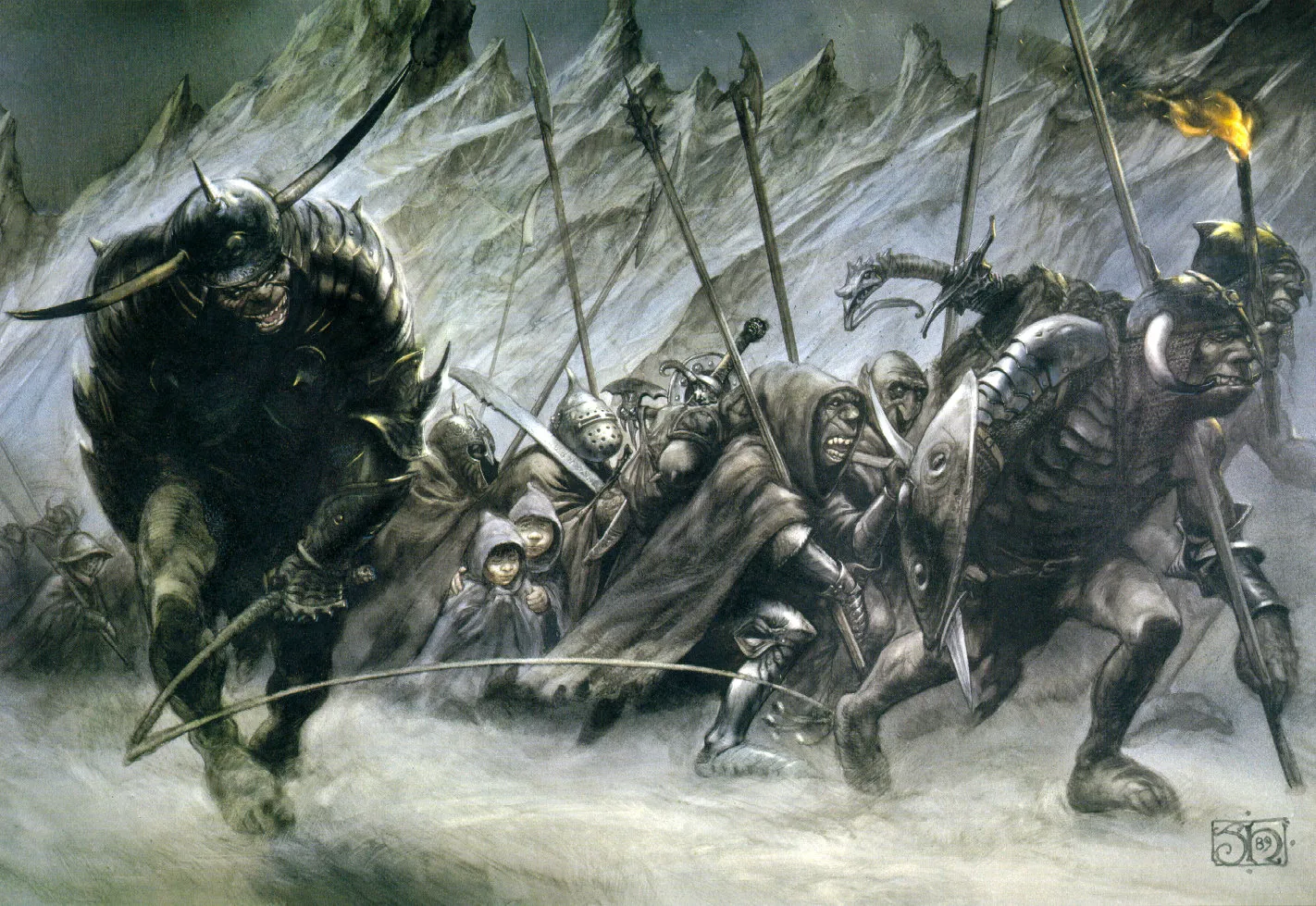 Illustration : In Mordor, par John Howe.