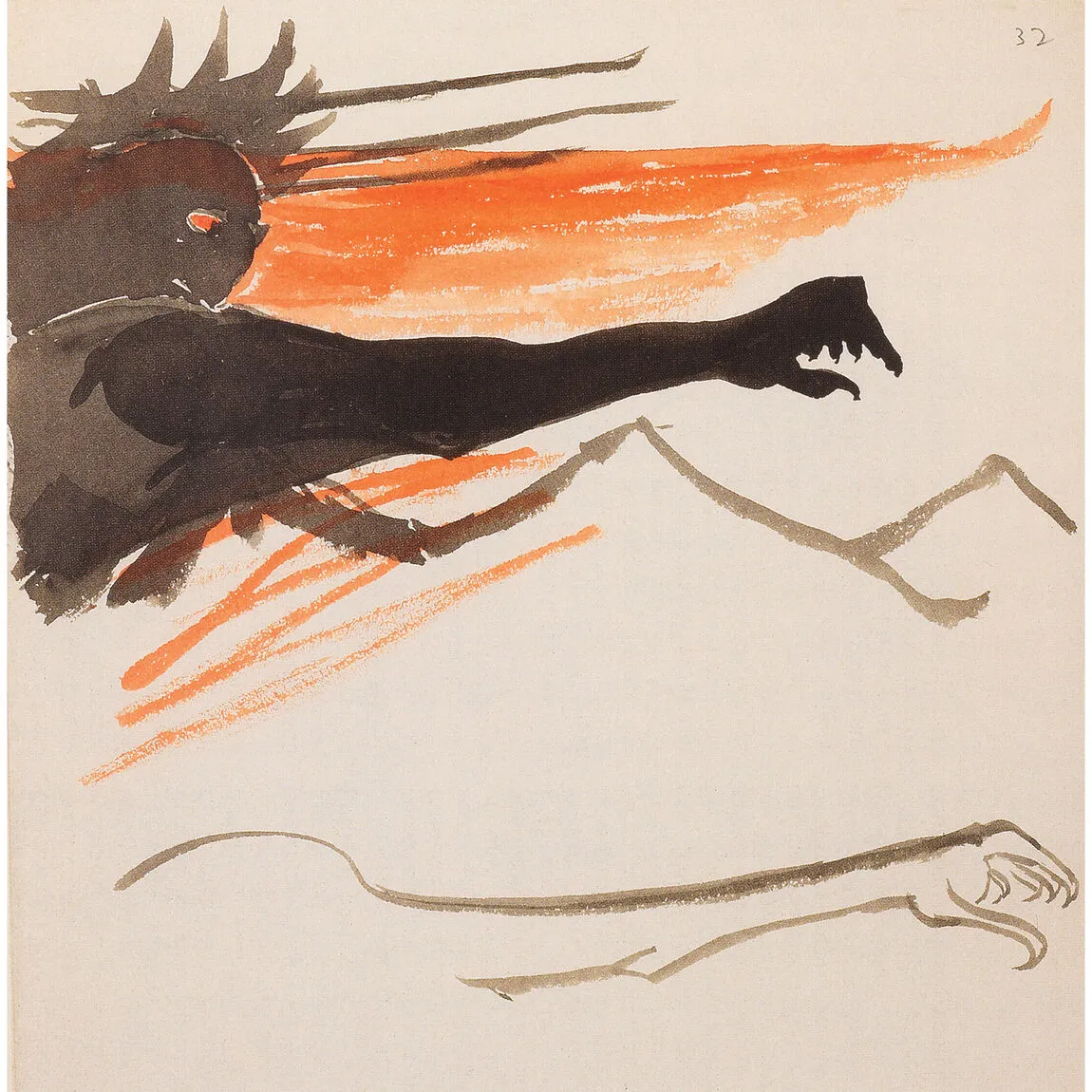 Illustration : Sauron, par J.R.R. Tolkien.