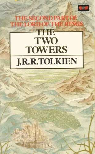 Illustration de Pauline Diana Baynes, pour la première de couverture de lédition anglaise de 1981 du roman de J.R.R. Tolkien Le Seigneur des Anneaux – Les Deux Tours (The Lord of the Rings – The Two Towers), publié par Unwin Paperbacks.