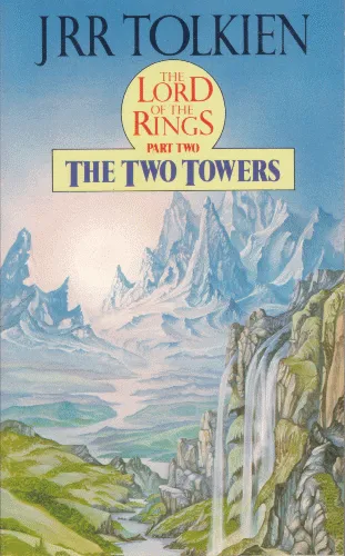 Illustration de Pauline Diana Baynes, pour la première de couverture de lédition anglaise de 1987 du roman de J.R.R. Tolkien Le Seigneur des Anneaux – Les Deux Tours (The Lord of the Rings – The Two Towers), publié par Unwin Paperbacks.