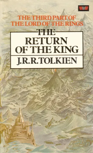 Illustration de Pauline Diana Baynes, pour la première de couverture de lédition anglaise de 1981 du roman de J.R.R. Tolkien Le Seigneur des Anneaux – Le Retour du Roi (The Lord of the Rings – The Return of the King), publié par Unwin Paperbacks.