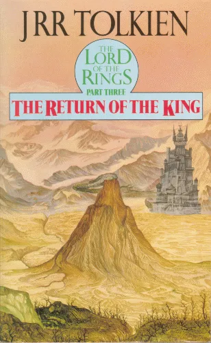 Illustration de Pauline Diana Baynes, pour la première de couverture de lédition anglaise de 1987 du roman de J.R.R. Tolkien Le Seigneur des Anneaux – Le Retour du Roi (The Lord of the Rings – The Return of the King), publié par Unwin Paperbacks.