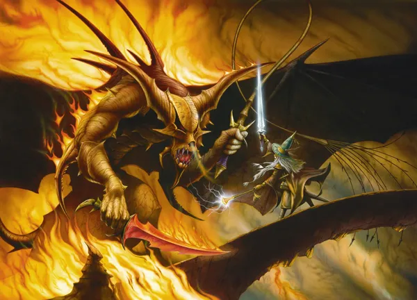 Illustration : You Shall Not Pass, par Rodney Matthews.