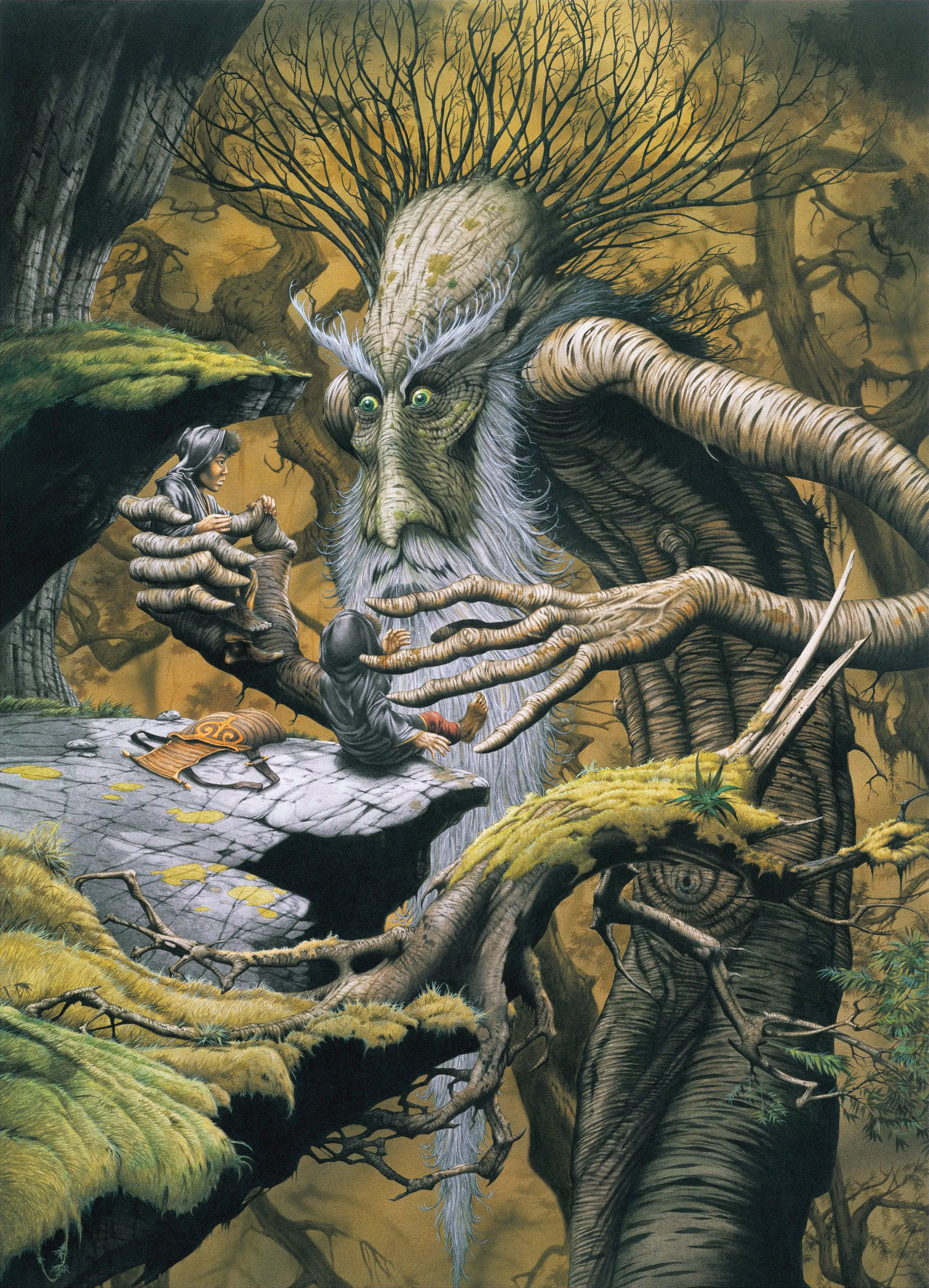 Illustration : Treebeard, par Rodney Matthews.
