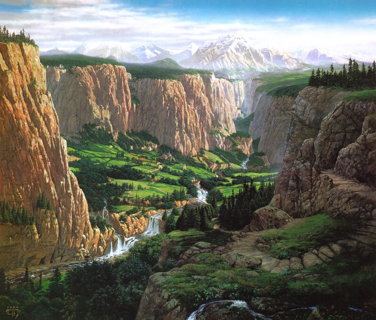Illustration : Rivendell, par Ted Nasmith.