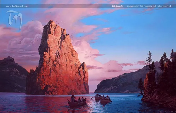 Illustration : Tol Brandir, par Ted Nasmith.
