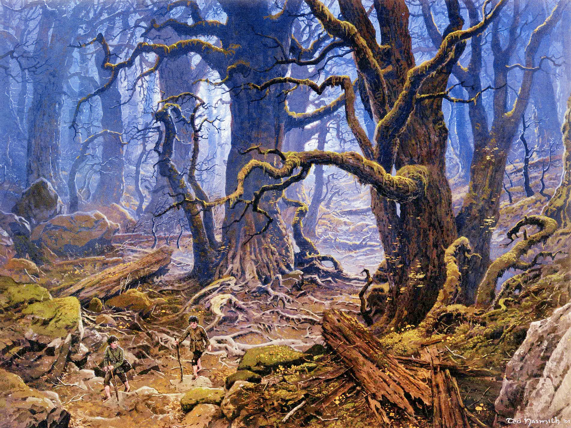 Illustration : Fangorn Forest, par Ted Nasmith.