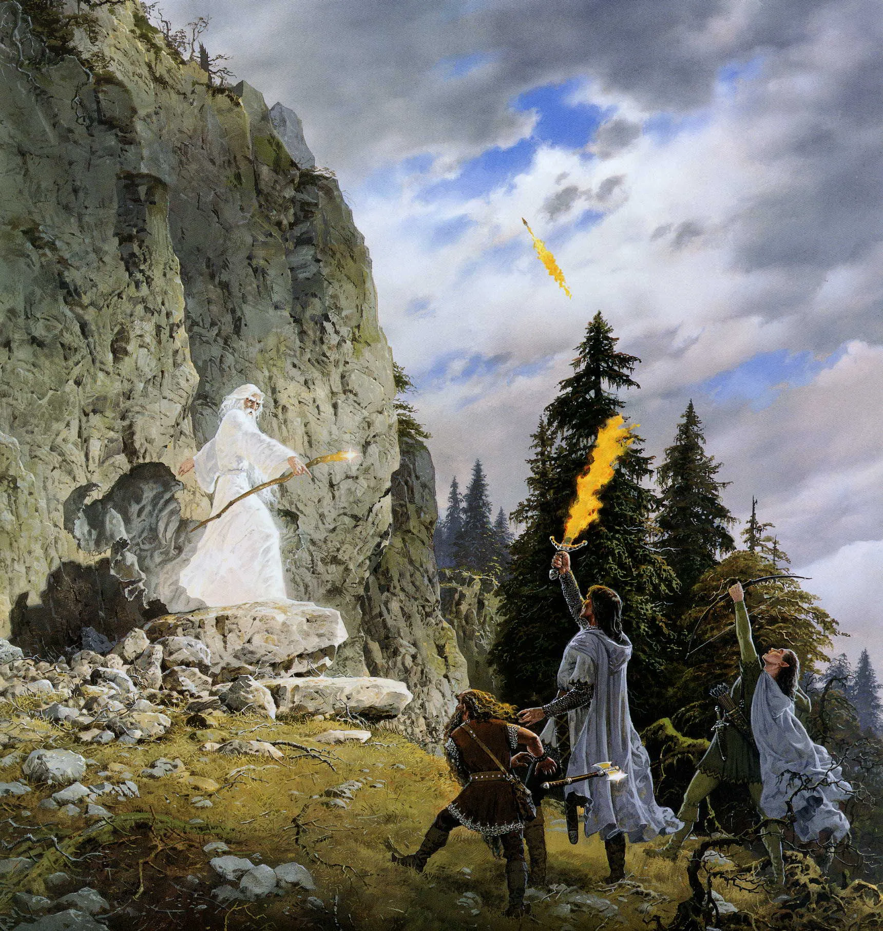 Illustration : The Stranger in the Forest, par Ted Nasmith.