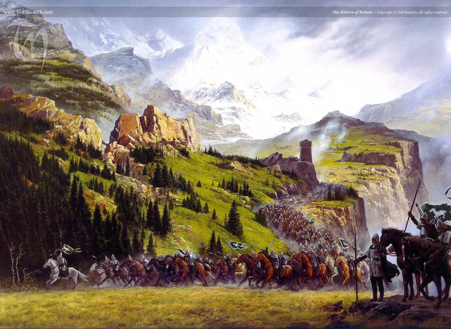 Illustration : The Riders of Rohan, par Ted Nasmith.