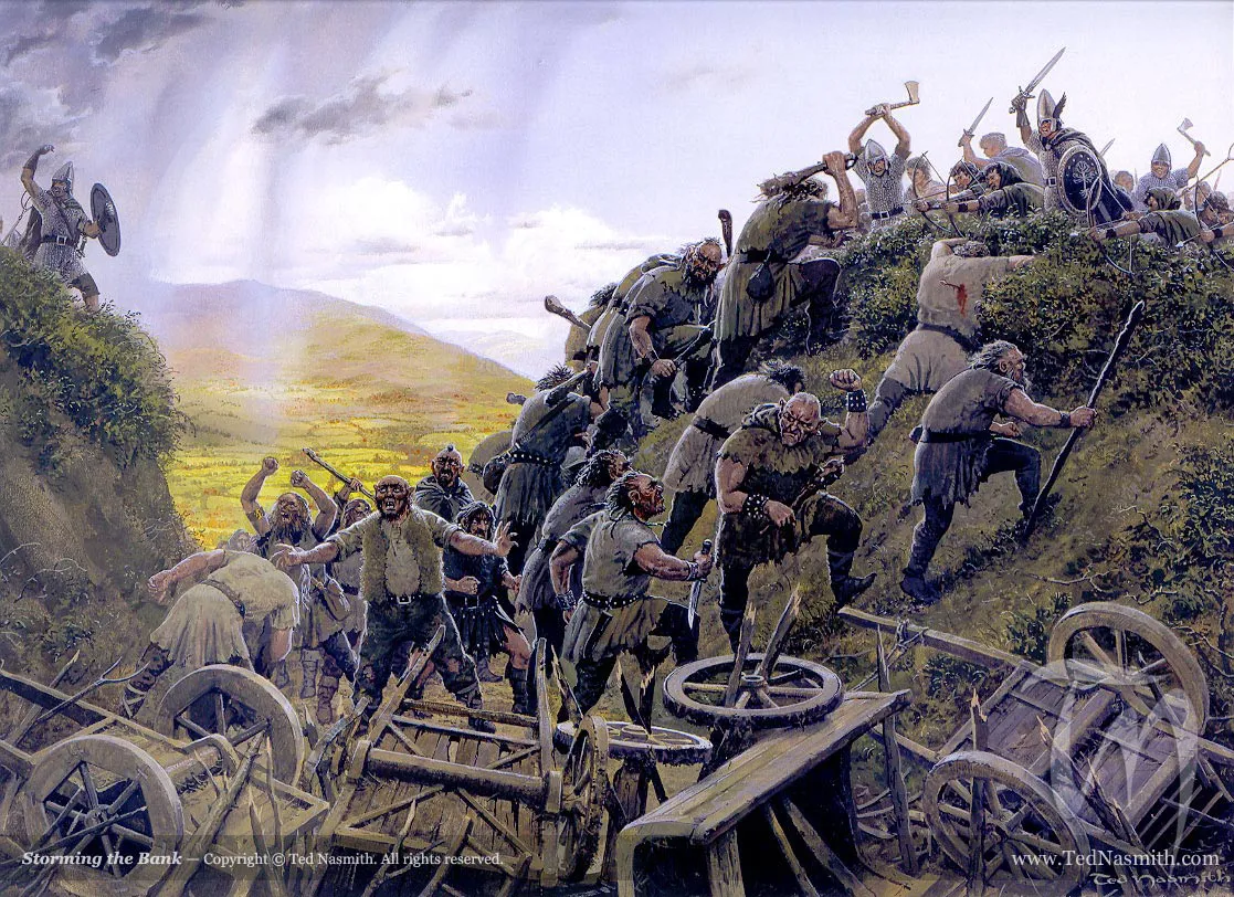 Illustration : Storming the Bank, par Ted Nasmith.