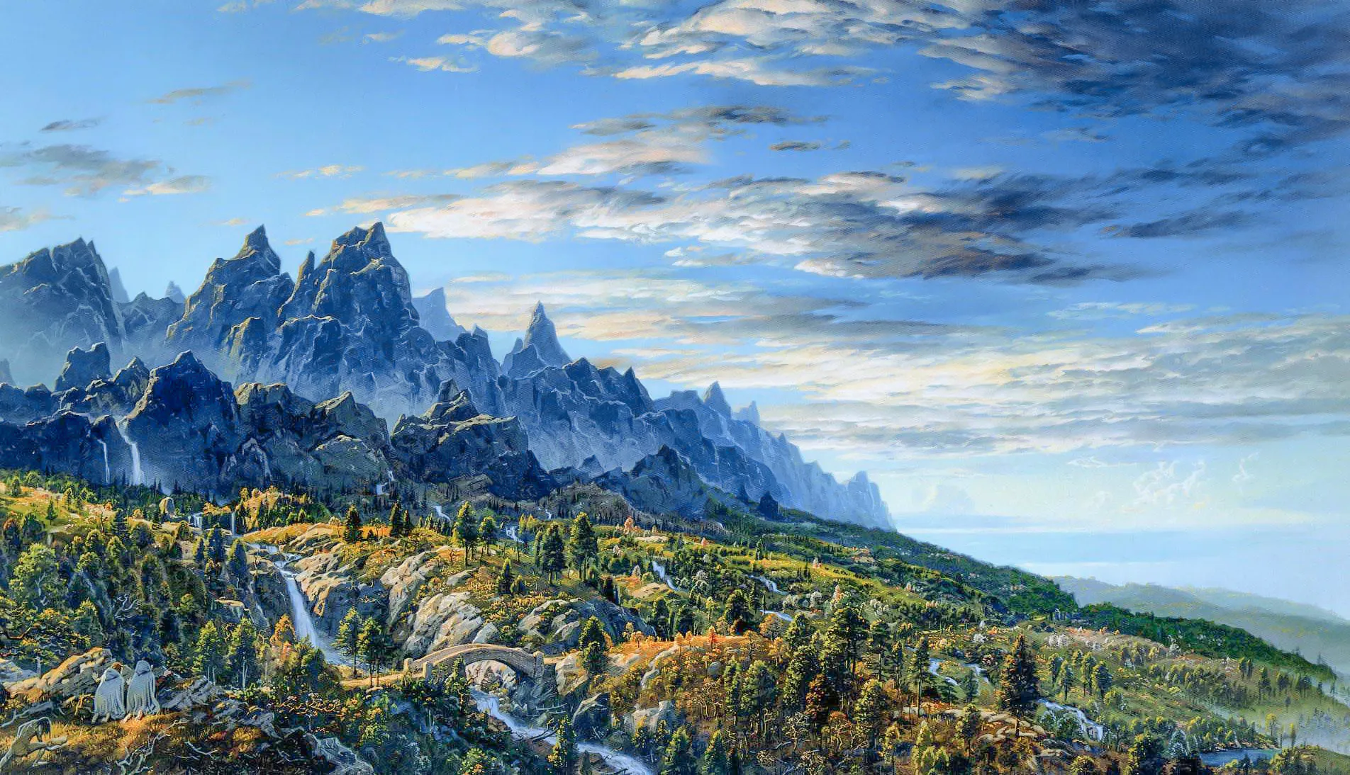 Illustration : First Sight of Ithilien, par Ted Nasmith.