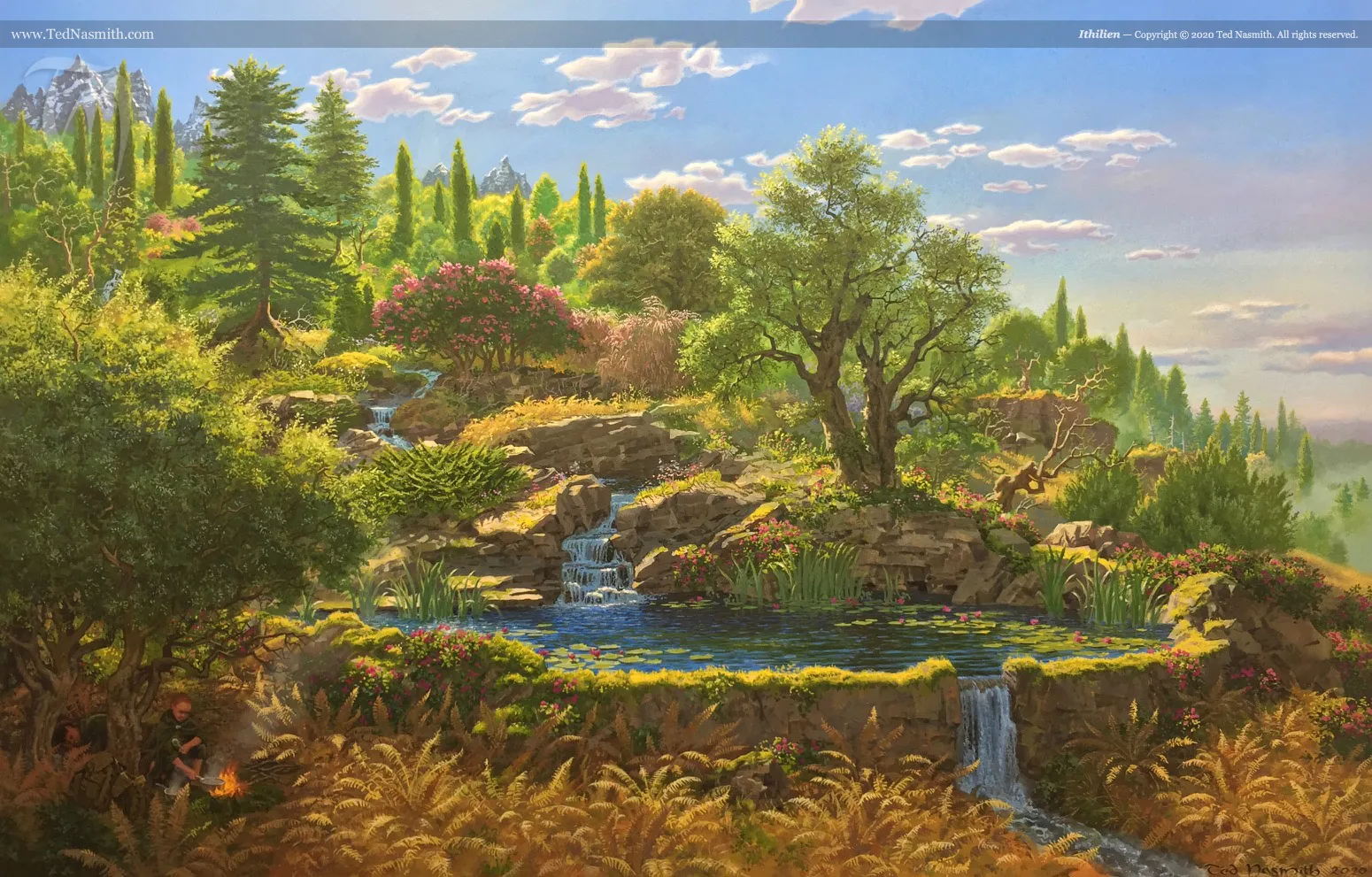 Illustration : Ithilien, par Ted Nasmith.