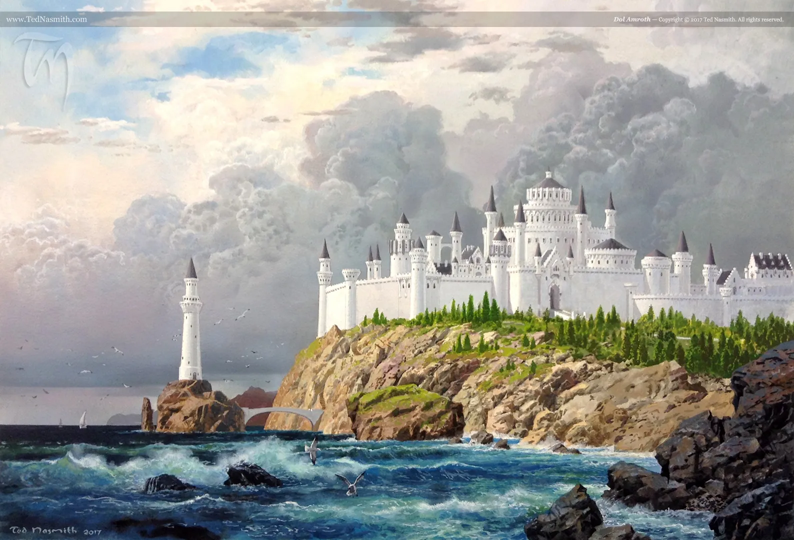 Illustration : Dol Amroth, par Ted Nasmith.