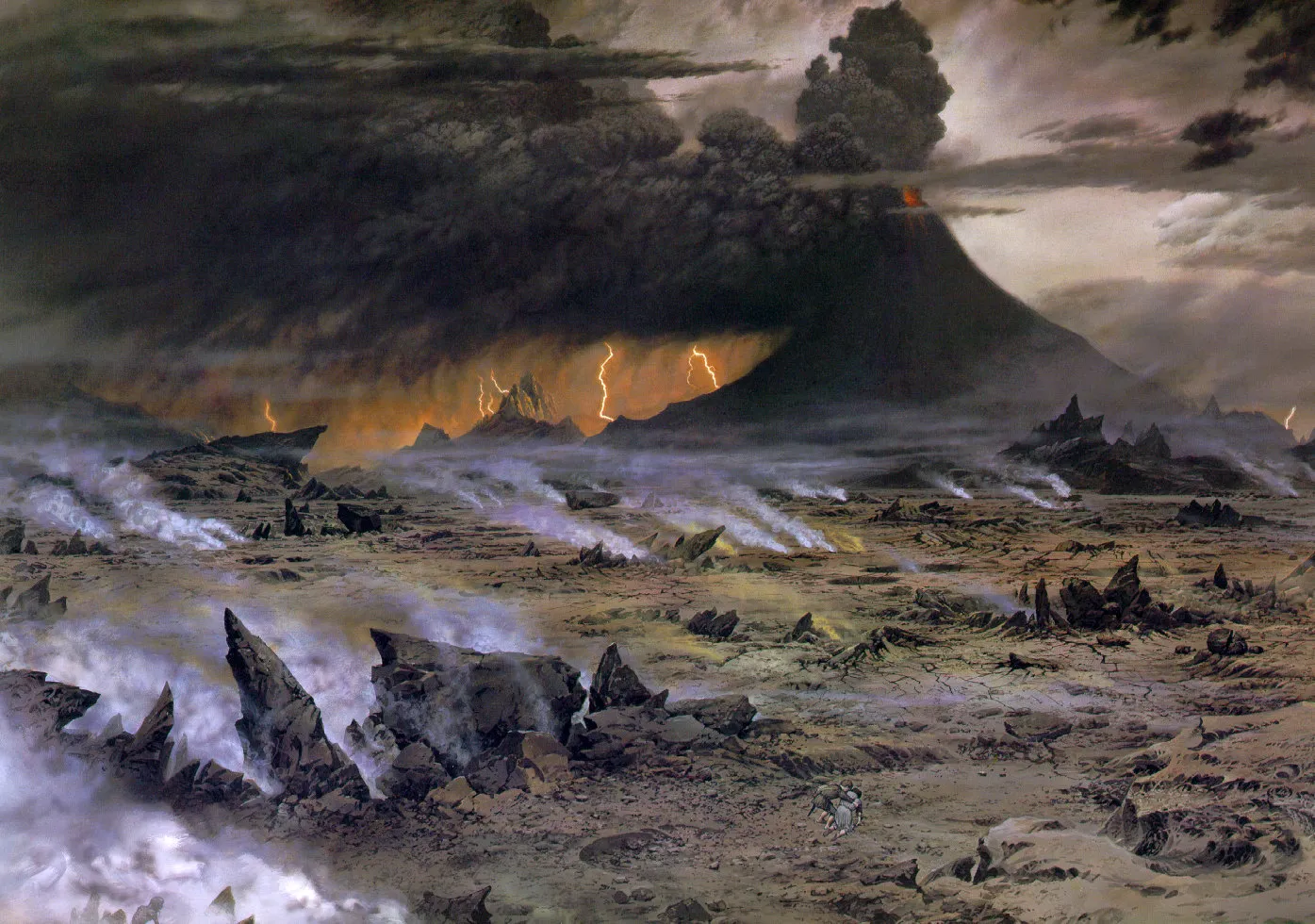 Illustration : Across Gorgoroth, par Ted Nasmith.