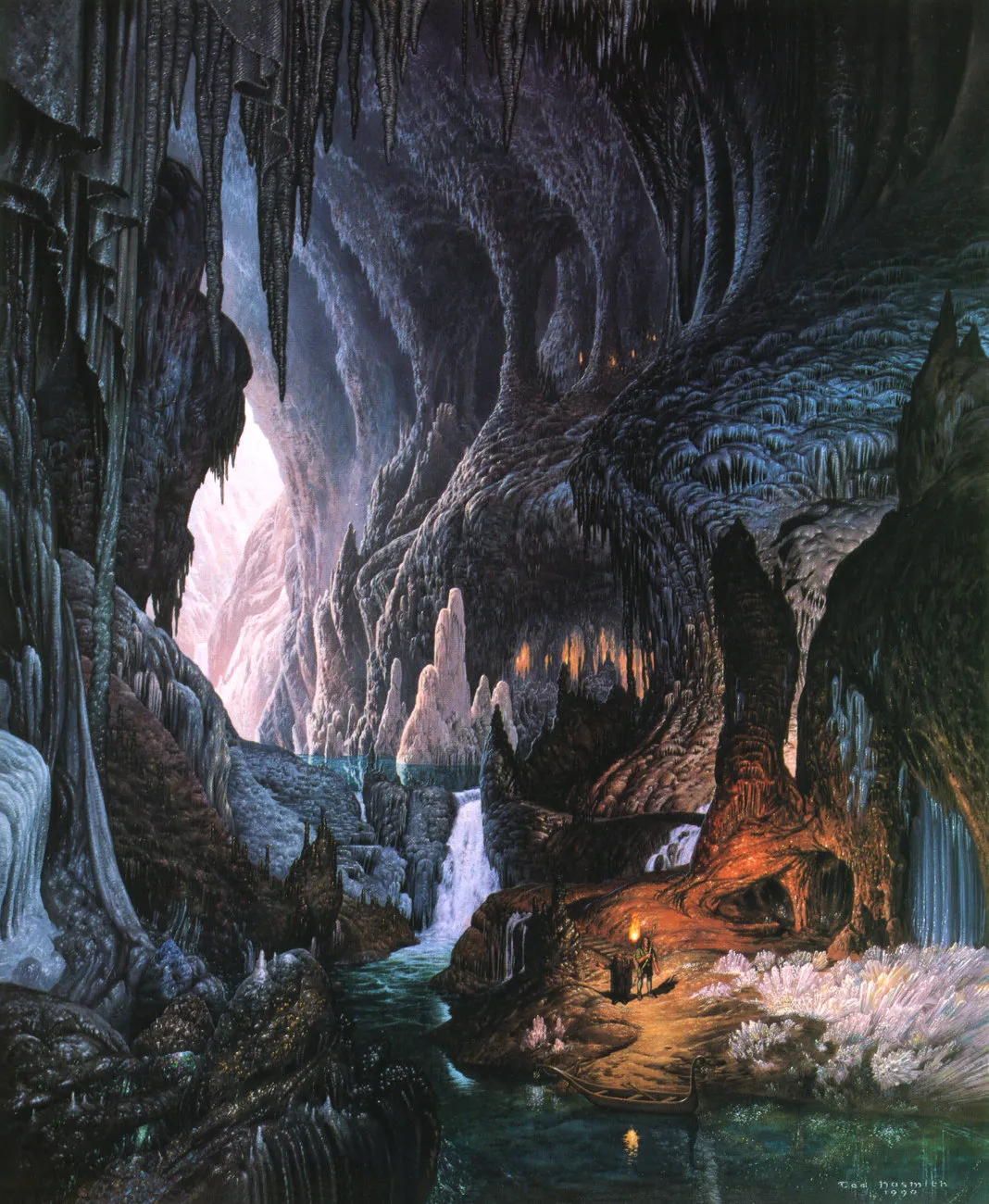 Illustration : The Glittering Caves of Aglarond, par Ted Nasmith.