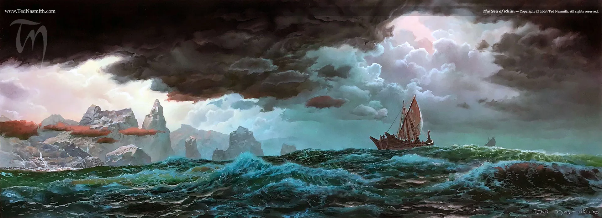 Illustration : The Sea of Rhûn, par Ted Nasmith.