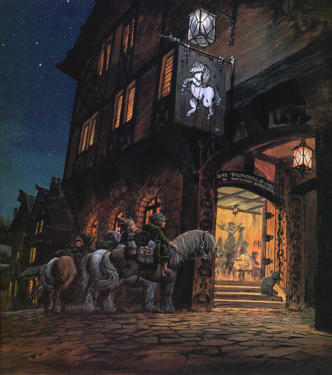 Illustration : At the Sign of the Prancing Pony, par Ted Nasmith.