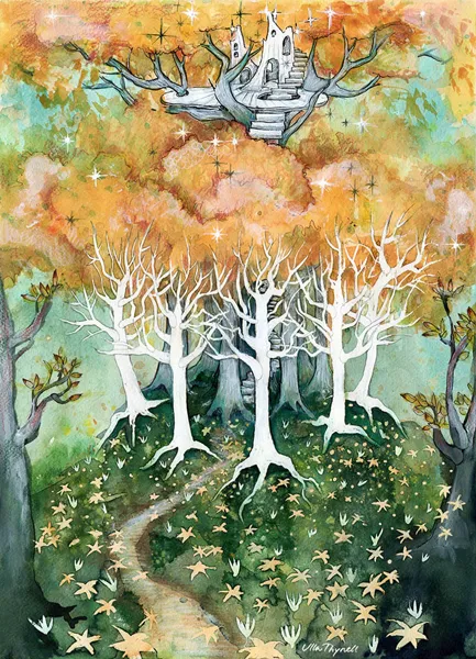 Illustration : Lothlorien, par Ulla Thynell.