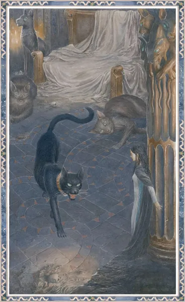 Illustration : Tevildo, par Alan Lee.