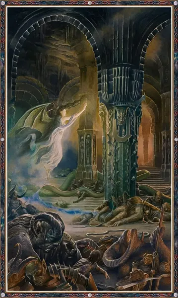 Illustration : Lúthien Before Morgoth, par Alan Lee.