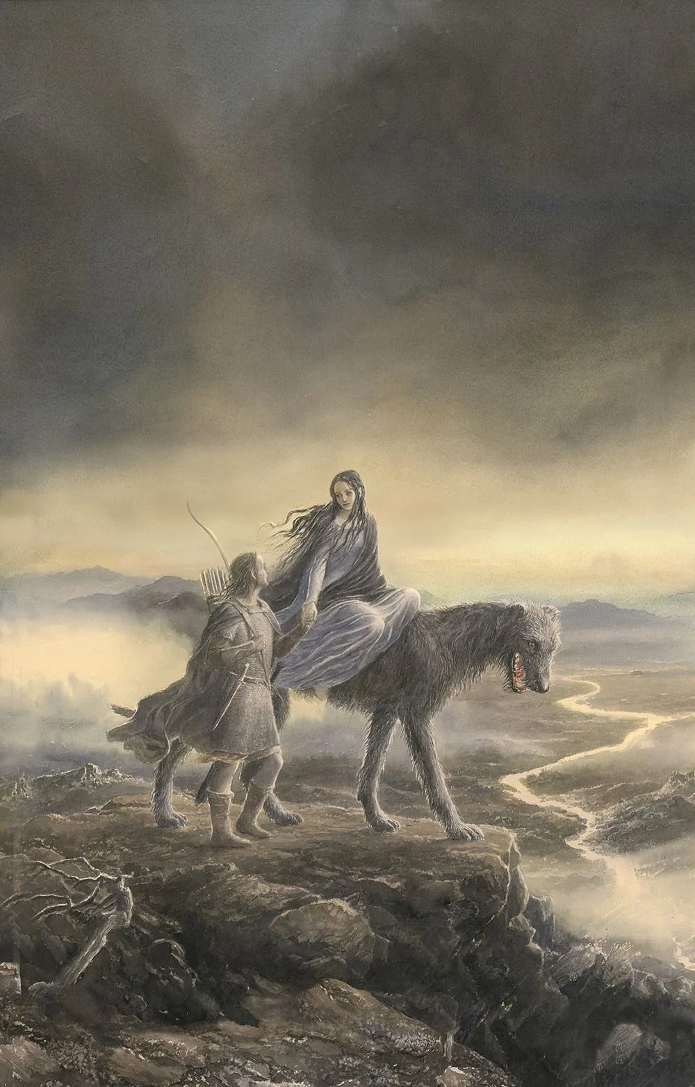 Illustration : Beren and Lúthien, par Alan Lee.