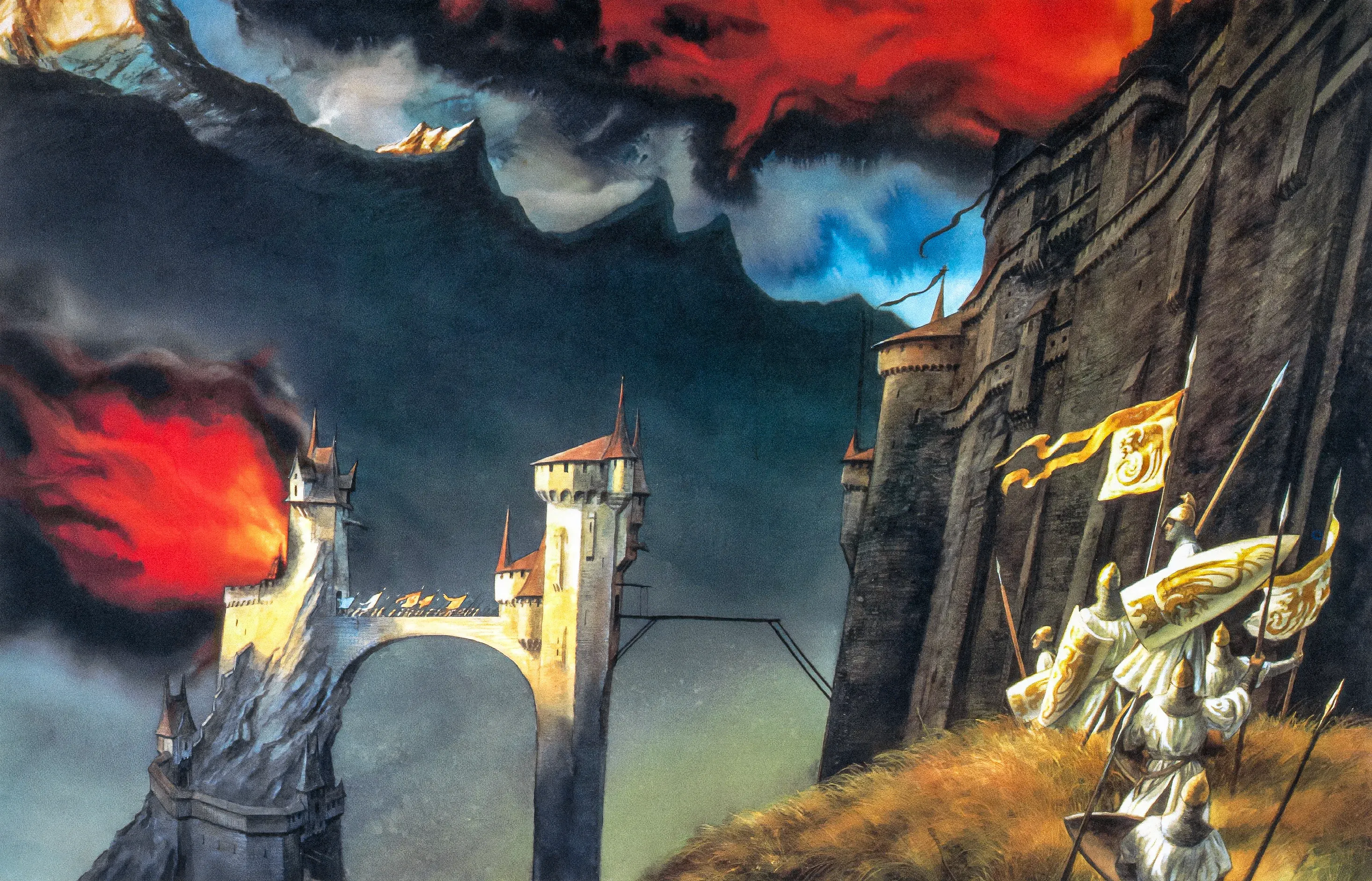 Illustration : The Siege of Angband, par John Howe.