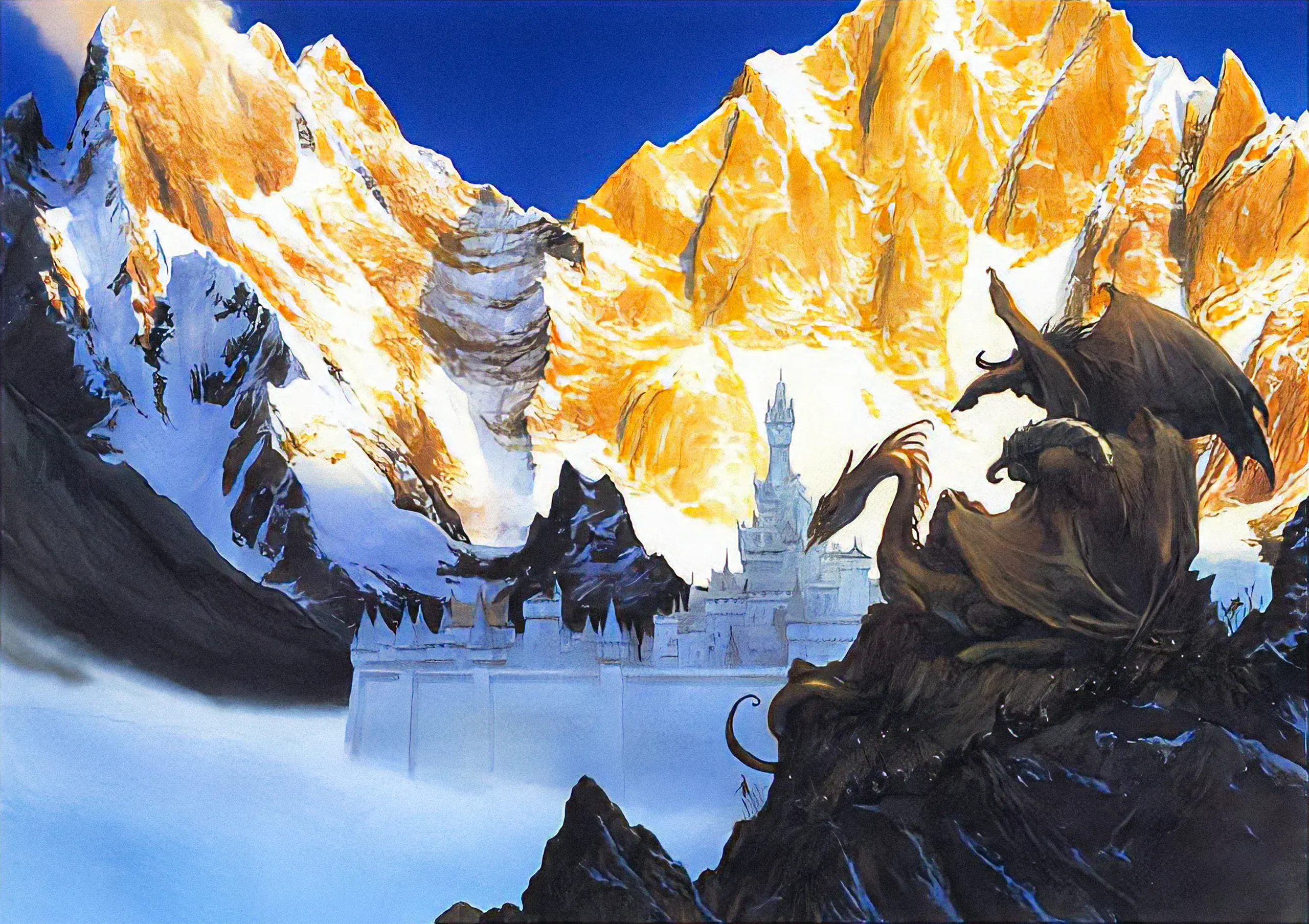 Illustration : Morgoth's Forces before Gondolin, par John Howe.