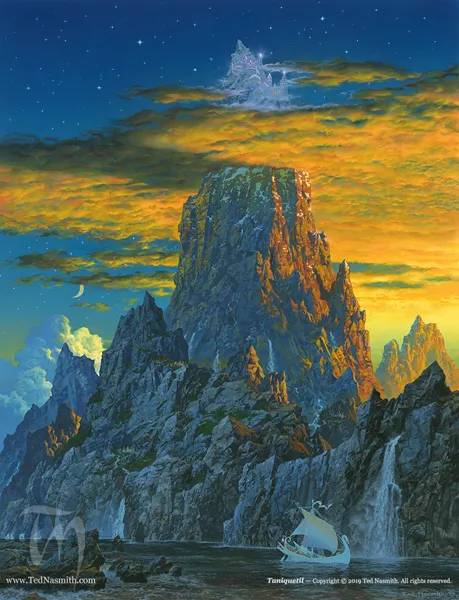 Illustration : Taniquetil, par Ted Nasmith.