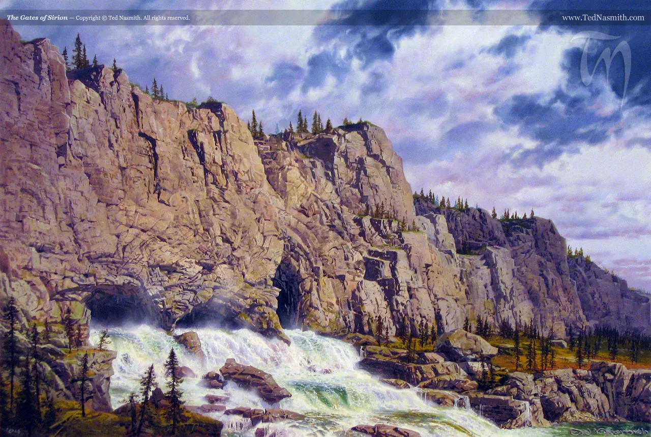 Illustration : The Gates of Sirion, par Ted Nasmith.