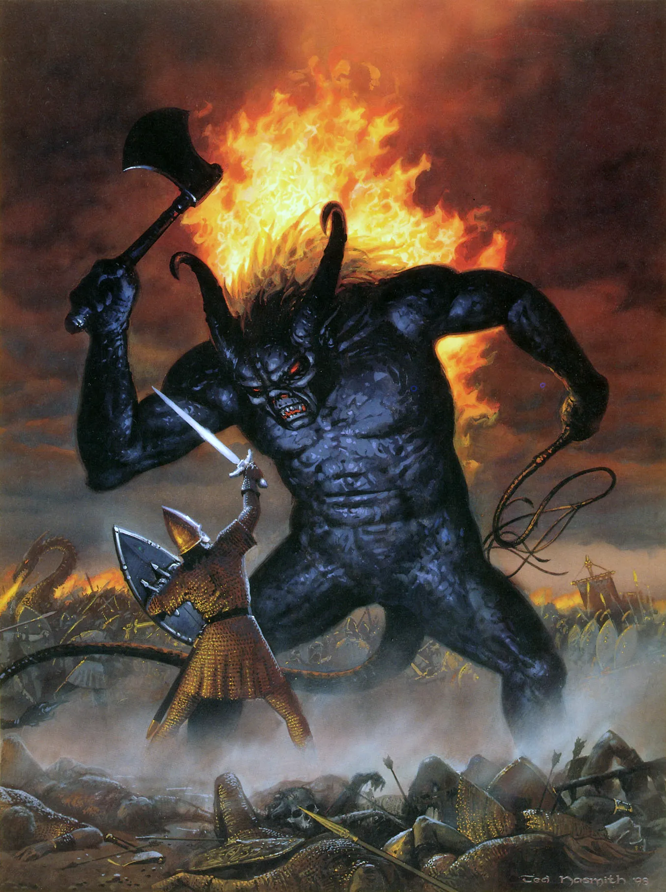 Illustration : Fingon and Gothmog, par Ted Nasmith.