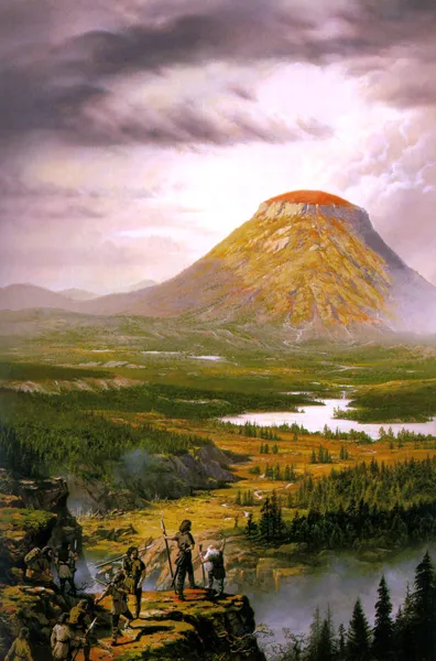 Illustration : Túrin and his Band are Led to Amon Rûdh, par Ted Nasmith.