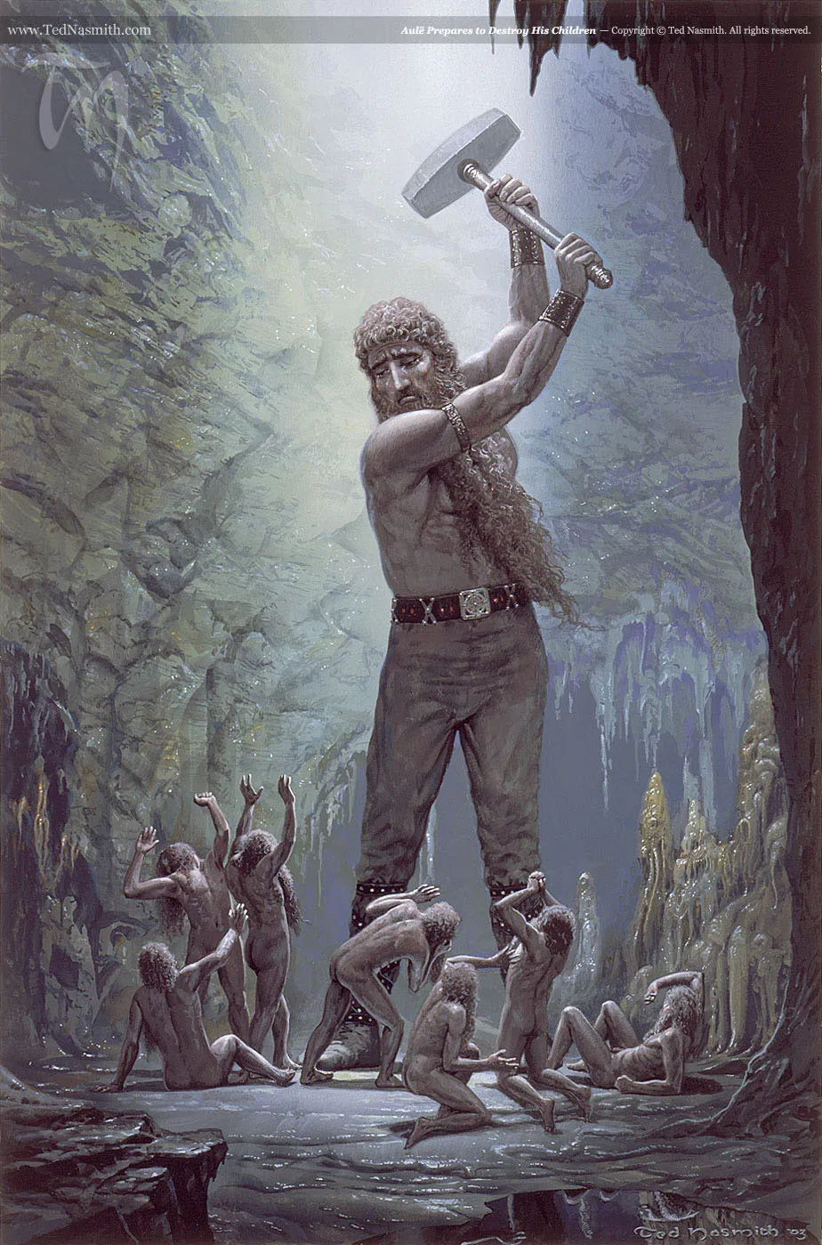 Illustration : Aulë Prepares to Destroy His Children, par Ted Nasmith.